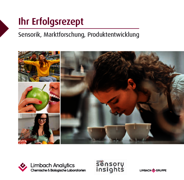 Broschüre Sensorikprüfung und Marktforschung Limbach Analytics GmbH