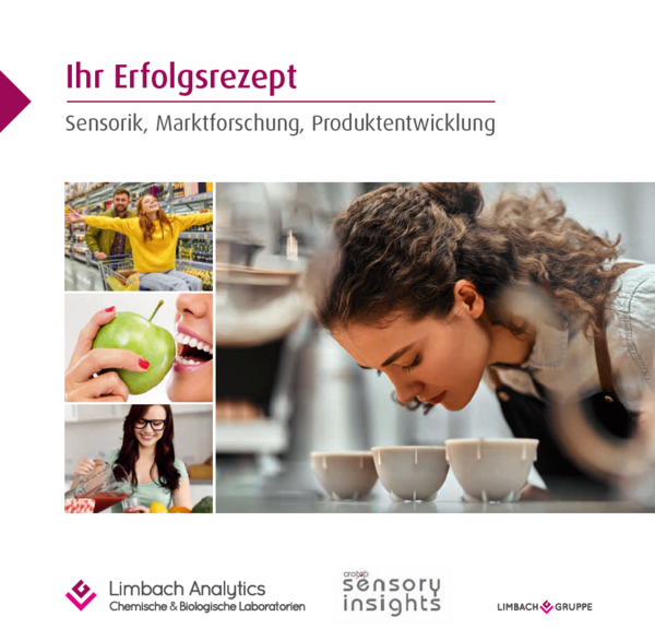 Broschüre Sensorikprüfung und Marktforschung Limbach Analytics GmbH