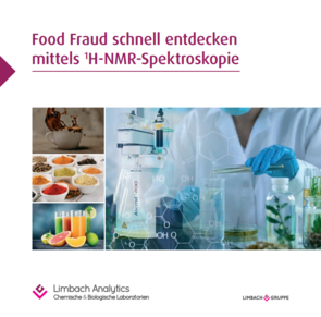 Broschüre Food Fraud schnell entdecken mittels 1H-NMR-Spektroskopie